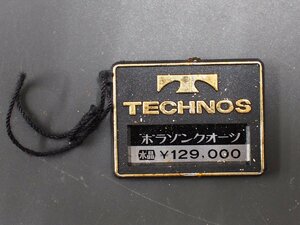 テクノス TECHNOS ボラゾン borazon 水晶 クォーツ 腕時計用 新品販売時 展示タグ プラタグ