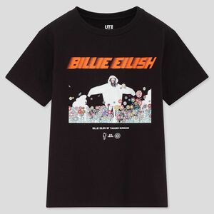 140サイズ『 ビリー・アイリッシュ × 村上隆 UT（グラフィックTシャツ・半袖・オーバーサイズフィット）』カラー:09 BLACK