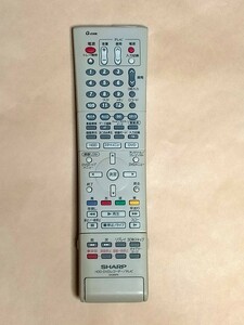 シャープ HDD DVDレコーダー テレビ リモコン GA386PA 保証あり ポイント消化 即決 スピード配送