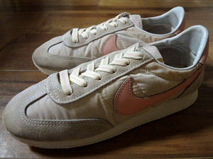 良品、ビンテージ、レア! NIKE ナイキ OCEANIA III オセアニア3 ナチュラル/ピンク 1983年韓国製 23.5cm オリジナル コルテッツ LDV LD1000