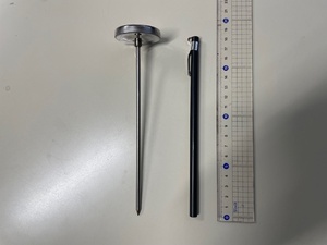 中古　熱研　中心温度計　200℃　SN-800B-200　業務用　厨房　thermometer　Cooking クッキング　食品衛生管理用　肉　ハンバーグ