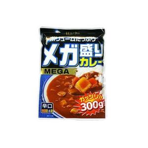 レトルトカレー メガ盛り 辛口 300gｘ４食セット/卸 ハチ食品/送料無料