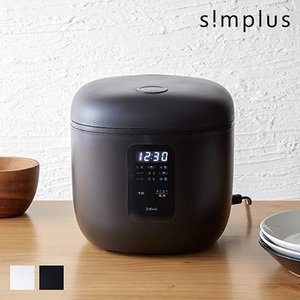 【送料無料】シンプラス マイコン式 4合炊き炊飯器 炊飯器 温度センサー付き 保温機能 ヨーグルト