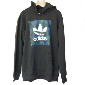 大きいサイズ◆新品●送料無料◆アディダス オリジナルス adidas originals黒TOWNINGパーカー(XO)(2XL)