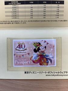 東京ディズニーリゾート 株主優待 パスポート 