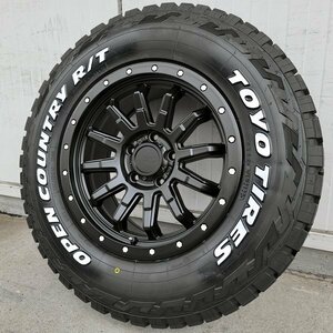 235/70R16 デリカD5 RAV4 CX5 新品 16インチ タイヤホイールセット トーヨー オープンカントリー RT ホワイトレター