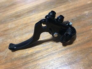 二本引きブレーキレバーブラック左用 DIA-COMPE 加工品 ピストバイクNJS fixed固定ギアD