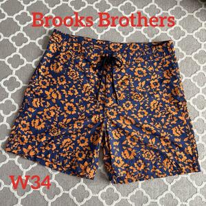 【未使用】Brooks Brothers スイムパンツ ショートパンツ 花柄