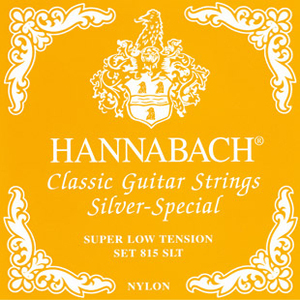 HANNABACH Silver Special 黄815SLT クラシックギターセット弦〈ハナバッハ〉