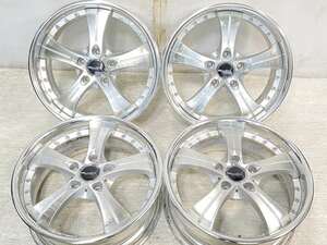 中古ホイール 4本 WEDS BELLONA 17x7.0 43 114.3-5穴 中古アルミホイール