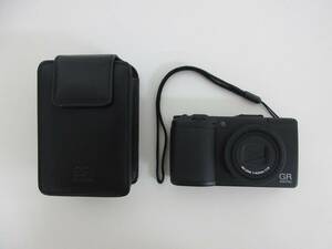 中古 カメラ RICOH リコー GR DIGITAL Ⅲ デジタルカメラ ブラック 黒 充電器なし ※通電のみ確認済 ／Y