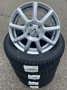 24年製 新品【4本送料込み44,600円～】 ブリヂストン VRX2 155/65R14+アルミホイール 4本セット 14×4.5J +45 4H100