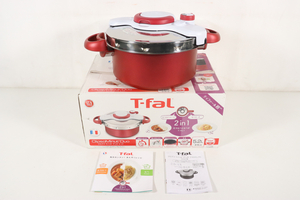 T-fal ClipsoMinut Duo ティファール クリプソ ミニット デュオ レッド 圧力鍋 5.2L 3～5人用 2019年購入_OJX_B1224-J018