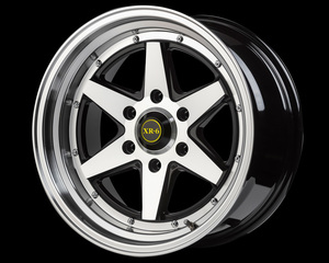 ハイエース ファブレス BARONE XR-6 WIDE SERIES 1P 18x9 +25 6-139.7 ブラックポリッシュ GY LS EXE 225/45R18 200系 FABULOUS