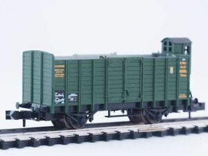 Nゲージ TRIX minitrix 王立バイエルン邦有鉄道 K.Bay.Sts.B. ブレーキ室付き無蓋貨車