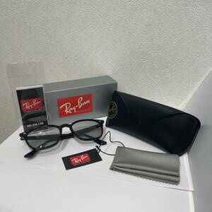 □今年7月購入!! 爆発的人気モデル!! Ray-Ban レイバン RB 4258F-601/87 ポリッシュブラック52 ライトグレー サングラス メガネ【F2139OY】