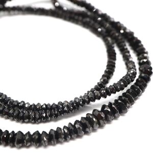 1円〜!!▼K18WG 天然ブラックダイヤモンドネックレス▼J 約4.9g 約45.0cm black diamond jewelry necklace EA2/EA5 S261