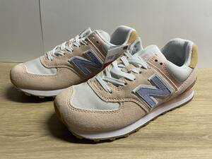 未使用 ニューバランス WL574RB2 B ピンク 25cm new balance