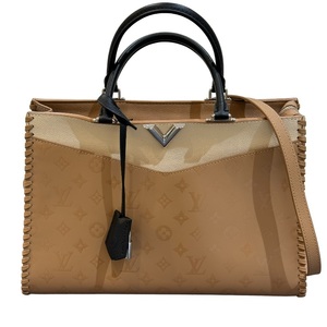 ルイ・ヴィトン LOUIS VUITTON ヴェリーシップトート M51929 ベージュ グレインレザー・スムースレザー ショルダーバッグ レディース 中古