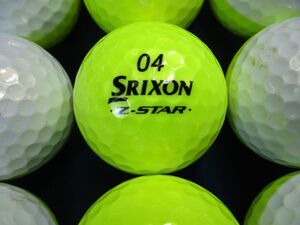 702【特A級】スリクソン SRIXON Z-STAR/Z-STAR XV 2トンカラー [イエロー] 20個