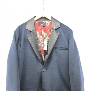 【中古】glamb FloriaLongChesterCoat ネイビー サイズ2　グラム[240024423889]