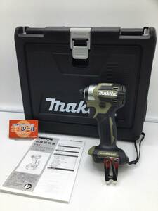 【未使用！！】☆[本体+ケース]Makita/マキタ 18v充電式インパクトドライバ TD173DZO+ケース [オリーブ/Olive] [ITS2HLPE6DGW]