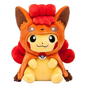 【中古】 ポケモンセンターオリジナル ぬいぐるみ ロコンポンチョのピカチュウ