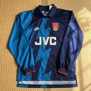 正規品 送料無料 アーセナル NIKE 1995 Away 長袖ユニフォーム Arsenal Football Shirt