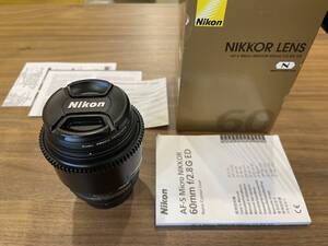 ◆送料無料！アンティス フォーカスギア付属◆Nikon ニコン AF-S N Micro NIKKOR 60mm F2.8 G ED◆