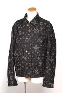 ルイヴィトン メンズ モノグラムプリントデニムジャケット サイズ46 LOUIS VUITTON 1AF319 中古品 USED 美品 Aランク/7570