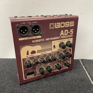 P640-O15-7113 BOSS ボス Acoustic Instrument Processor アコースティックギター用プリアンプ AD-5 エフェクター ギター 音楽 音響 ⑥