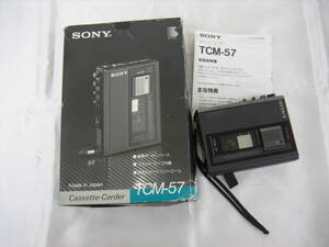 ◆SONY◆カセットレコーダー◆TCW-57◆66