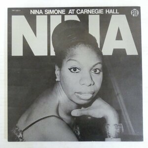 47062818;【国内盤/見開き】Nina Simone / At Carnegie Hall