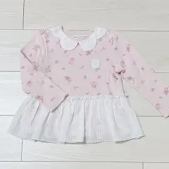 ♡coeur a coeur100cm♡ 長袖トップス　ピンク　バレリーナ