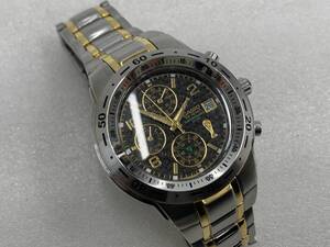 26/229☆CASIO　WR 10BAR　腕時計　CHRONOGRAPH　1/100　FIFA　WEF-506WC　写真追加あり☆C1