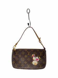 LOUIS VUITTON◆ポシェット・アクセソワール_モノグラム・パンダ_BRW/PVC/BRW/総柄