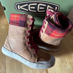 新品・送料無料 keen キーン ELENA BOOT エレナ スノーブーツ ウィンターブーツ 防寒ブーツ 22.5cm