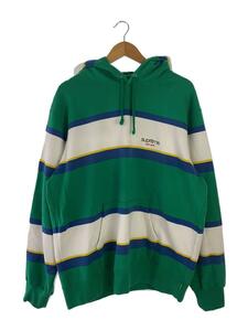 Supreme◆Stripe Hooded Sweatshirt/XL/コットン/GRN/ボーダー