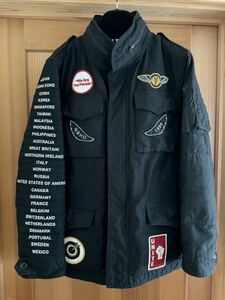 美品　ネイバーフッド M-65 ジャケット　neighborhood jacket ブルゾン　アウター　AW black S サイズ　HOODS