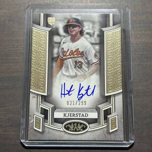 Heston Kjerstad - Baltimore Orioles RC Auto /299 Break Out Autograph 2024 Topps Tier One Baseball MLB 直筆サイン