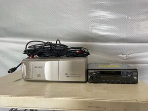 ソニー SONY カーステレオ XR-C1300J カセットデッキ オーディオ 10連奏 CDチェンジャー 10CD CHANGER CDX-616 動作未確認 中古 ジャンク品