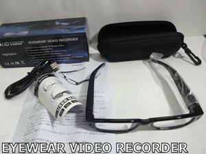 X4I037◆新品未使用◆ メガネ型 ビデオレコーダー EYEWEAR VIDEO RECORDER 32GB 日本語説明書付き