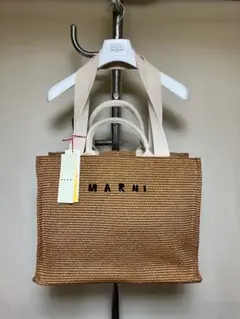 新品未使用 24ss MARNI ラージ かごトートバッグ  6958