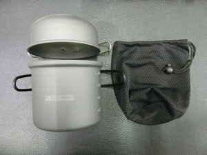 未使用品 アストロプロダクツ ASTRO PRODUCTS 2PC アルミクッカーセット ALUMINIUM COOKER SET AP160303 管理No.40089