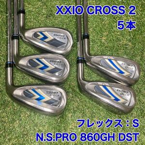 ゼクシオクロス2 アイアン5本　XXIO CROSS2 ゴルフ