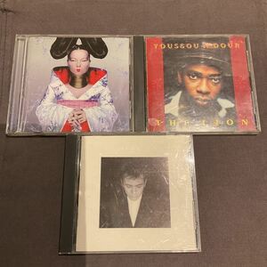 3枚セット　ピーター・ガブリエル ベストShaking The Tree 、Homogenic ビョーク 、Lion ライオン ユッス・ンドゥール