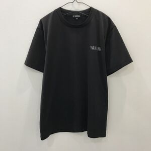 EI1839 YAMAHA ヤマハ　ロゴ　半袖　Tシャツ　ポリシャツ　ブラック　L