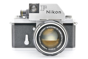 Nikon F フォトミック 652万台 シルバー + 非AI NIKKOR-S・C Auto 50mm F1.4 ニコン MF一眼レフ フィルムカメラ 難あり■30891