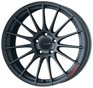 新品4本価格 エンケイ ENKEI RS05RR 18x9.5J +22 (ET22) 5穴 PCD 114.3 Matte Dark Gunmetallic (ガンメタ)