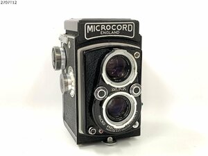 MPP Microcord マイクロコード ENGLAND MkII Mk2 ROSS.LONDON 77.5mm f/3.2 f/3.5 二眼レフ カメラ シャッター可能 ジャンク 2707T12-8